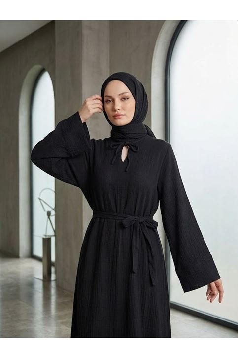 Yarasa Elbise-Siyah