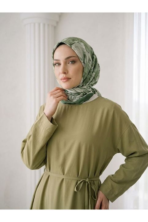 Kupra Elbise-Haki