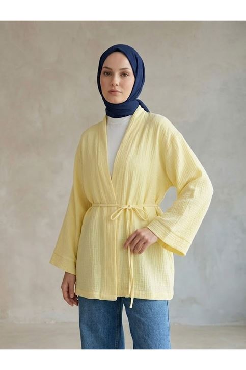 Müslin Hırka-Sarı