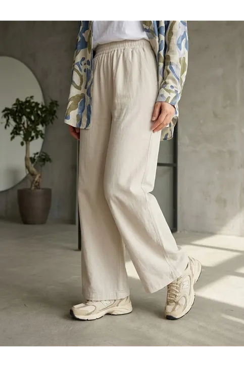 Cepli Yıkamalı Pantolon-Taş