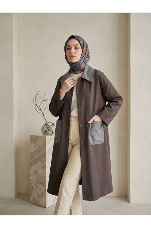 Cep  Detay Asos Ceket-Kahve