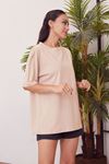 Basic T-shirt-Bej