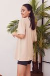 Basic T-shirt-Bej