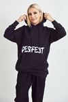 Kanguru Cepli Sweatshirt-Siyah