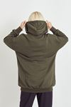 Kanguru Cepli Sweatshirt-Haki