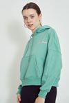 Baskılı Sweatshirt-Mint