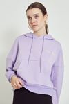 Baskılı Sweatshirt-Lila