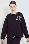 Cepli Sweatshirt-Siyah