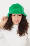 Peluş Bucket Şapka-Yeşil