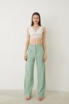Retro Palazzo Pantolon-Açık Mint