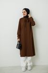 Fularlı Tunik-Kahve