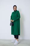 Fularlı Tunik-Zümrüt Yeşili