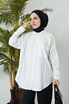İnce Çizgili Tunik-Mint