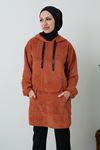 Kadife Tunik-Kiremit
