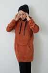 Kadife Tunik-Kiremit