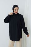 Balon Kol Tunik-Siyah