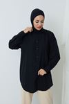 Balon Kol Tunik-Siyah