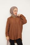 Tek Cep Tunik-Kahve