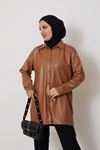 Deri Tunik-Kahve