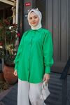 Balon Kol Tunik-Yeşil