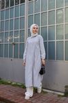 Çizgili Tunik-Siyah