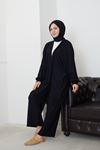 Yarasa Kol İkili Takım-Siyah