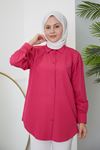 Balon Kol Tunik-Fuşya