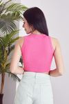 Kaşkorse Crop-Pembe