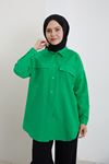 Çift Cep Kapaklı Tunik-Benetton
