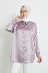 Saten Tunik-Lila