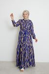Beli Tünelli Elbise-Saks