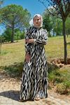 Beli Tünelli Elbise-Siyah