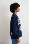 Bisiklet Yaka Sweatshirt-Lacivert