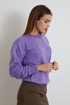 Bisiklet Yaka Basic Kazak-Lila