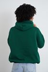 Ön Kanguru Cep Sweatshirt-Zümrüt Yeşil