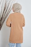 Fitilli Bürümcük Tunik-Karamel