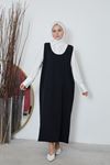 Omuz Detaylı Jile-Siyah