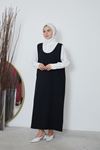 Omuz Detaylı Jile-Siyah