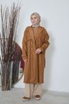 Reglan Kol Apolet Detay Trenç-Camel