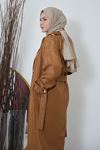 Reglan Kol Apolet Detay Trenç-Camel