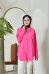 Zincir Detay Dabıl Tunik-Pembe