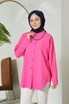 Zincir Detay Dabıl Tunik-Pembe