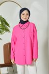 Zincir Detay Dabıl Tunik-Pembe