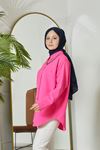 Zincir Detay Dabıl Tunik-Pembe