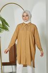 Arka Roba Detay Scull Tunik-Karamel