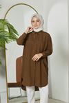 Arka Roba Detay Scull Tunik-Kahve