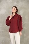 Balon Kol Terikoton Tunik-Bordo