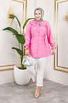 Biye Detay Tunik-Pembe