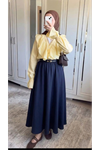 Kemer Detay Soft Etek-Lacivert