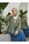 İki Bağlamalı Müslin Tunik-Haki